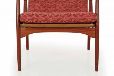 Erik Kollig Andersen Andersen Pedersen for Horsnaes Danish Sculpted Teak Arm Chair
