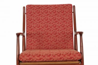 Erik Kollig Andersen Andersen Pedersen for Horsnaes Danish Sculpted Teak Arm Chair