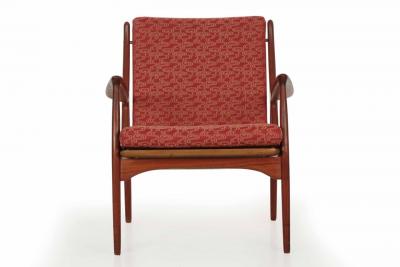 Erik Kollig Andersen Andersen Pedersen for Horsnaes Danish Sculpted Teak Arm Chair