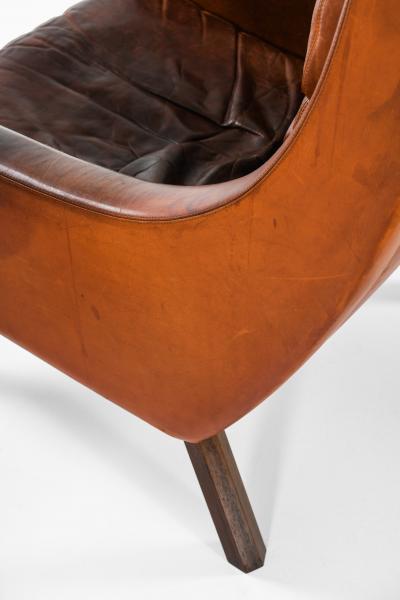Erik Ole J rgensen Easy Chairs with Stools Produced by Selectform