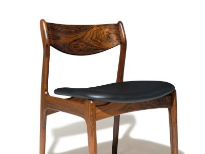 Erik Ole J rgensen Ten 10 Mid 20th Century Brazilian Rosewood PE Jorgensen Danish Dining Chairs
