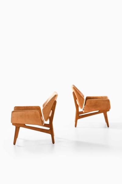 Erik Ostermann Pair of Scandinavian Modern Easy Chairs by Erik Ostermann 1954