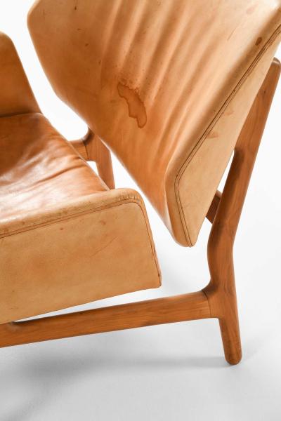 Erik Ostermann Pair of Scandinavian Modern Easy Chairs by Erik Ostermann 1954