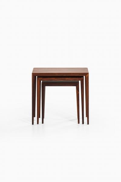 Erik Riisager Hansen Nesting Tables Produced by Haslev M belsnedkeri