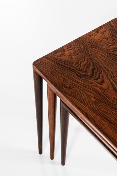 Erik Riisager Hansen Nesting Tables Produced by Haslev M belsnedkeri