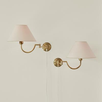 Erik W rn Erik W rn pair of wall lights 2nd half 20th century