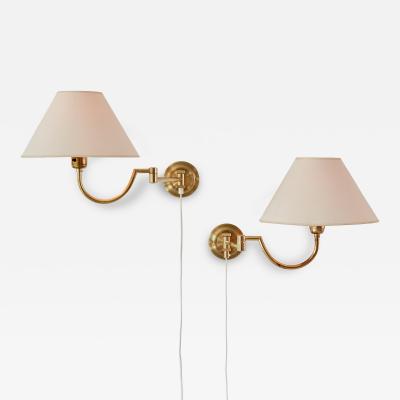 Erik W rn Erik W rn pair of wall lights 2nd half 20th century