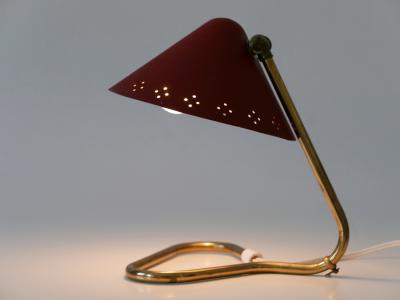 Erik W rn Lovely Mid Century Brass Table Lamp by Erik W rn for Gnosj Sweden 1950s