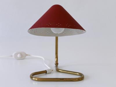 Erik W rn Lovely Mid Century Brass Table Lamp by Erik W rn for Gnosj Sweden 1950s