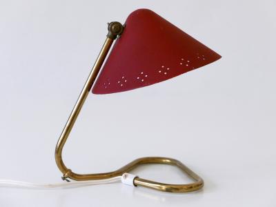 Erik W rn Lovely Mid Century Brass Table Lamp by Erik W rn for Gnosj Sweden 1950s