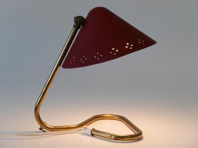 Erik W rn Lovely Mid Century Brass Table Lamp by Erik W rn for Gnosj Sweden 1950s