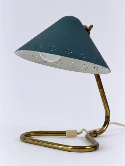 Erik W rn Lovely Mid Century Brass Table Lamp by Erik W rn for Gnosj Sweden 1950s