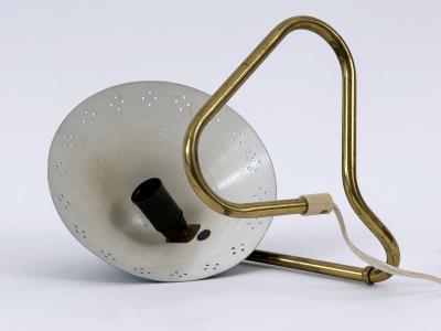 Erik W rn Lovely Mid Century Brass Table Lamp by Erik W rn for Gnosj Sweden 1950s