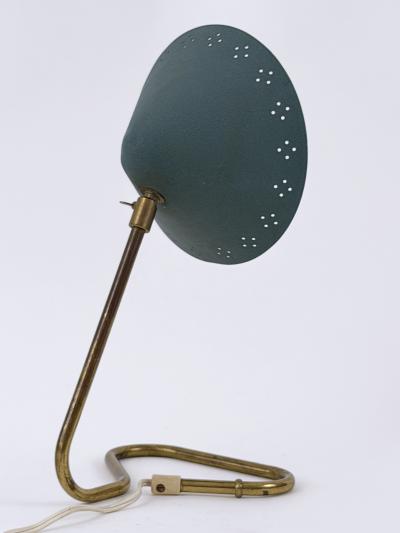Erik W rn Lovely Mid Century Brass Table Lamp by Erik W rn for Gnosj Sweden 1950s
