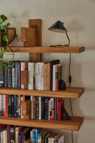 Erik W rn Pair of 1950s Erik Warna GK14 Black and Brass Perforated Shade Table Lamps