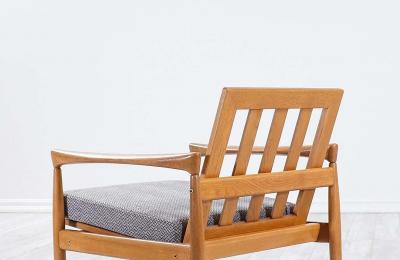 Erik W rts Erik Worts Erik Worts Kolding Oak Lounge Chairs for IKEA