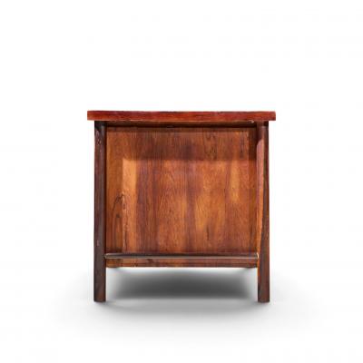 Erik W rts Erik Worts Erik Worts Style Mid Century Danish Rosewood and Brass Executive Desk