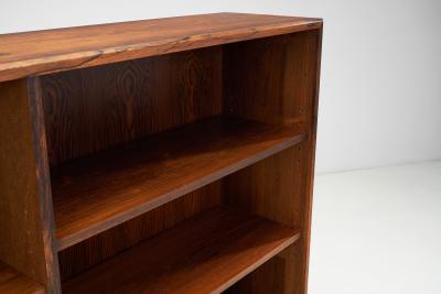 Erling Torvits Erling Torvits Veneered Exotic Wood Bookcase for Klim M belfabrik Denmark 1960s