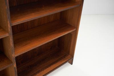Erling Torvits Erling Torvits Veneered Exotic Wood Bookcase for Klim M belfabrik Denmark 1960s