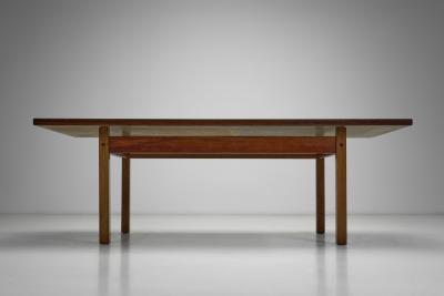 Erling Viksj Coffee Table with Stone Top by Erling Viksj for Conglo Designs Norway 1960s