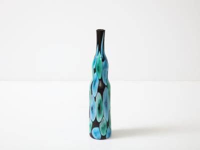 Ermanno Toso Nerox Bottle Vase by Ermanno Toso for Fratellli Toso