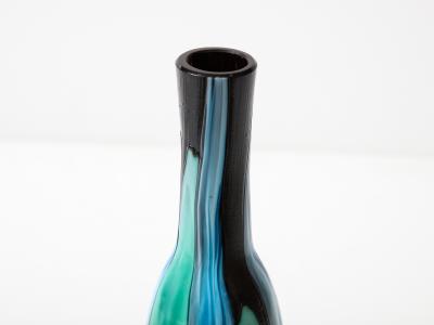 Ermanno Toso Nerox Bottle Vase by Ermanno Toso for Fratellli Toso