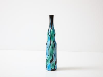 Ermanno Toso Nerox Bottle Vase by Ermanno Toso for Fratellli Toso