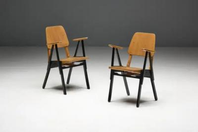 Ermeloo Zwager Palais De Tokyo Armchairs by Ermeloo Zwager Netherlands 1950s