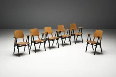 Ermeloo Zwager Palais De Tokyo Armchairs by Ermeloo Zwager Netherlands 1950s