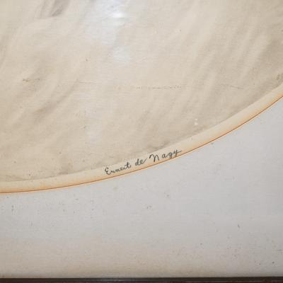 Ernest De Nagy Girl with Parrot by Ernest De Nagy 1881 1951 