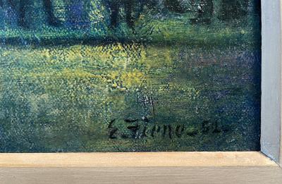 Ernest Fiene Winter Evening Fifth Avenue Night Scene