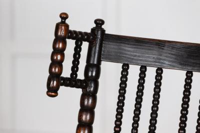 Ernest Gimson Ash Elm Bobbin Turned Rocking Chair