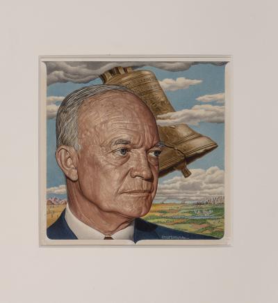 Ernest Hamlin Baker Eisenhower Time magazine cover Time magazine cover July 4 1955 alternate 