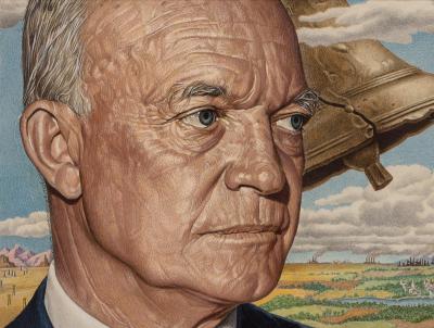 Ernest Hamlin Baker Eisenhower Time magazine cover Time magazine cover July 4 1955 alternate 