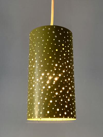 Ernest Igl Elegant Mid Century Modern Pendant Lamp by Ernest Igl for Hillebrand 1950s