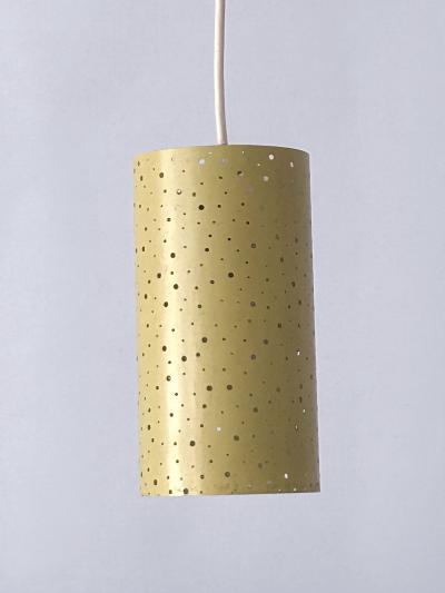 Ernest Igl Elegant Mid Century Modern Pendant Lamp by Ernest Igl for Hillebrand 1950s