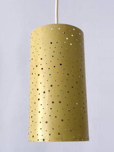 Ernest Igl Elegant Mid Century Modern Pendant Lamp by Ernest Igl for Hillebrand 1950s