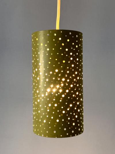 Ernest Igl Elegant Mid Century Modern Pendant Lamp by Ernest Igl for Hillebrand 1950s