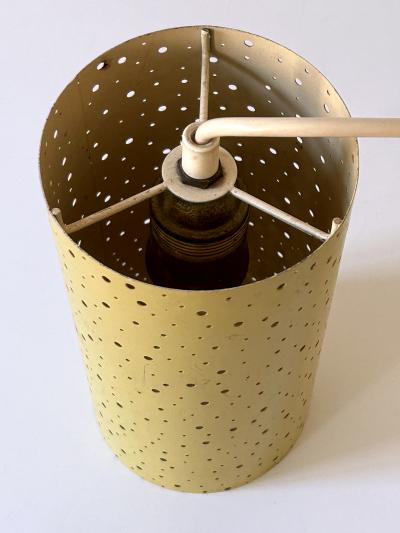 Ernest Igl Elegant Mid Century Modern Pendant Lamp by Ernest Igl for Hillebrand 1950s