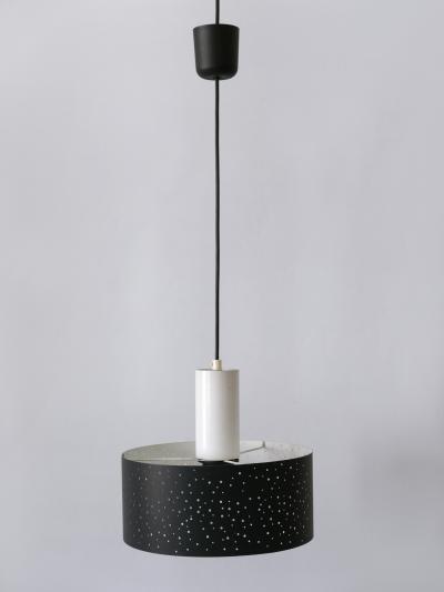 Ernest Igl Elegant Mid Century Modern Pendant Lamp by Ernest Igl for Hillebrand 1960s