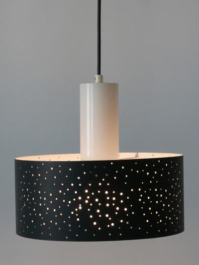 Ernest Igl Elegant Mid Century Modern Pendant Lamp by Ernest Igl for Hillebrand 1960s