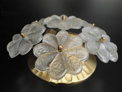 Ernest Palme Palme Stylized Flower Sconces