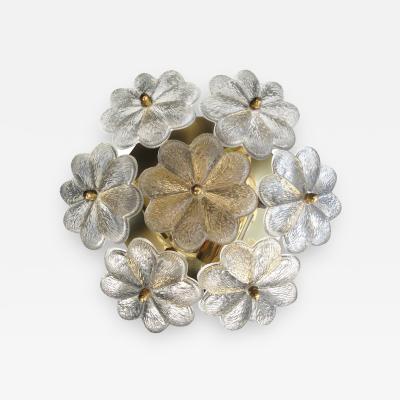 Ernest Palme Palme Stylized Flower Sconces