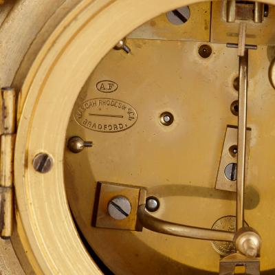 Ernest Royer Louis XVI style mantel clock by Ernest Royer