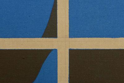 Ernest Tino Trova American Silkscreen on Canvas Ernest Trova Canto Profile Sections II 1970
