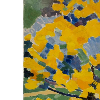 Ernest Yarrow Jones Ernest Yarrow Jones BRITISH 1872 1951 Yellow Bush painting