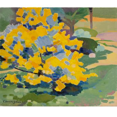 Ernest Yarrow Jones Ernest Yarrow Jones BRITISH 1872 1951 Yellow Bush painting