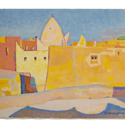 Ernest Yarrow Jones Ernest Yarrow Jones BRITISH 1872 1951 Yellow Town painting