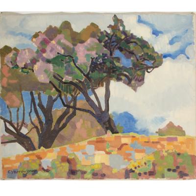 Ernest Yarrow Jones Ernest Yarrow Jones British 1872 1951 Mosaic Trees