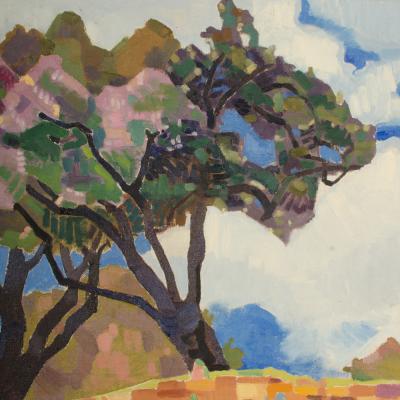 Ernest Yarrow Jones Ernest Yarrow Jones British 1872 1951 Mosaic Trees
